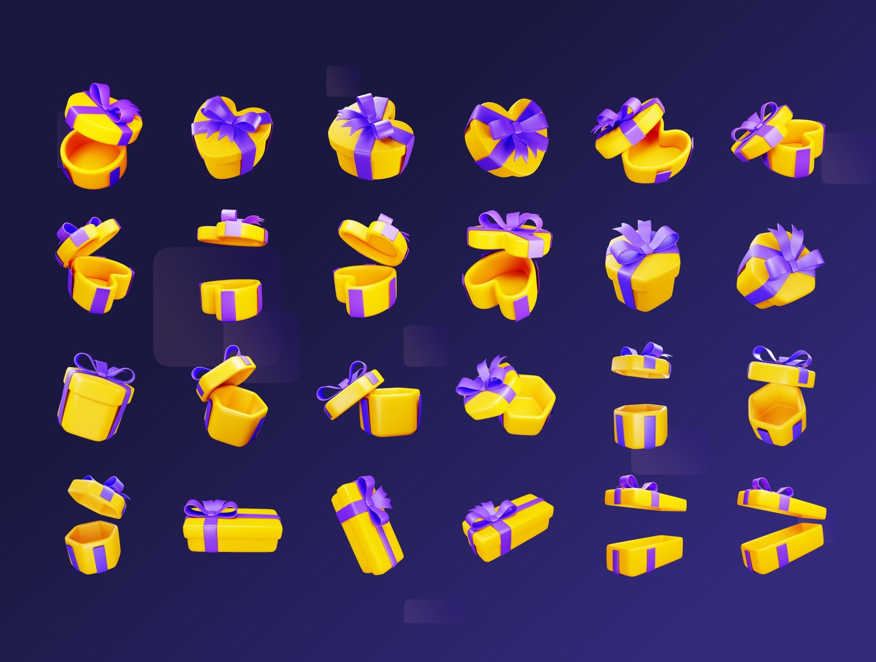 高质量三维渲染高级礼品盒礼物盒子3D插画素材集 Gift Boxes – 3D Illustration 图标素材 第9张-素材湾丨精选海外优质设计素材资源 高质量三维渲染高级礼品盒礼物盒子3D插画素材集 Gift Boxes – 3D Illustration 图标素材 sucaiwan.com