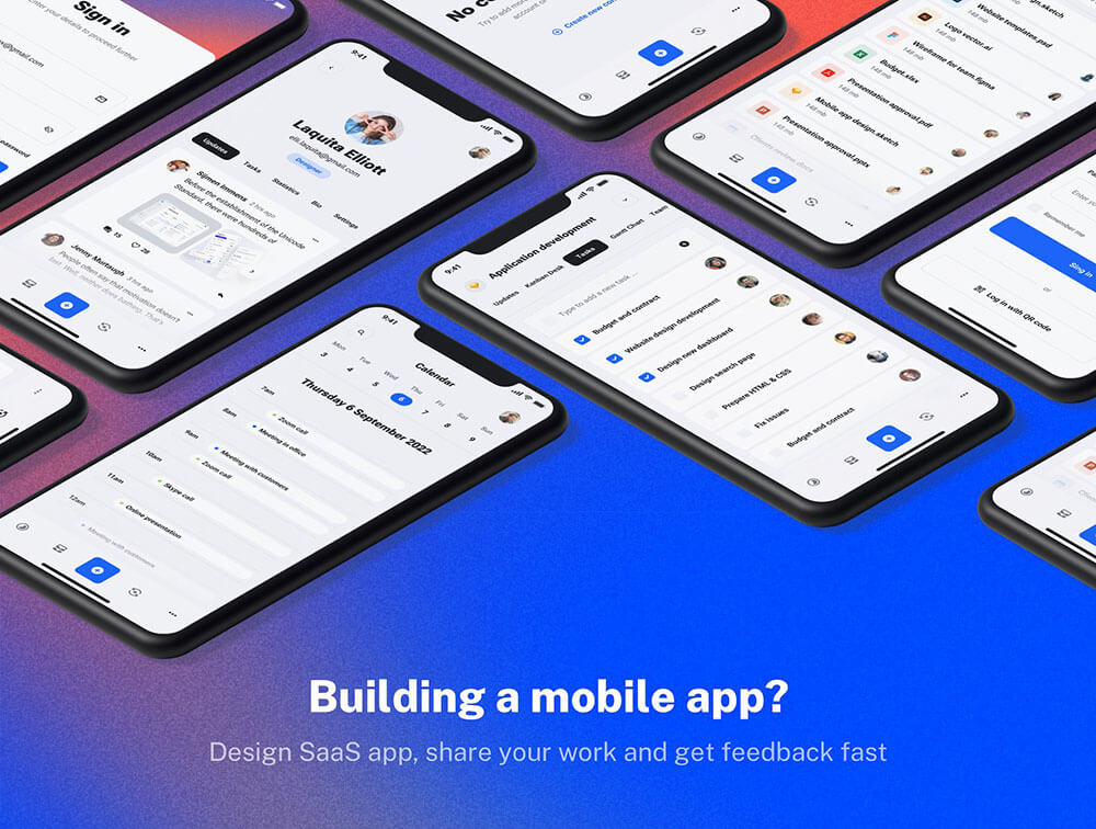 适用于SaaS初创公司的多用途UI套件 APP UI sucaiwan.com