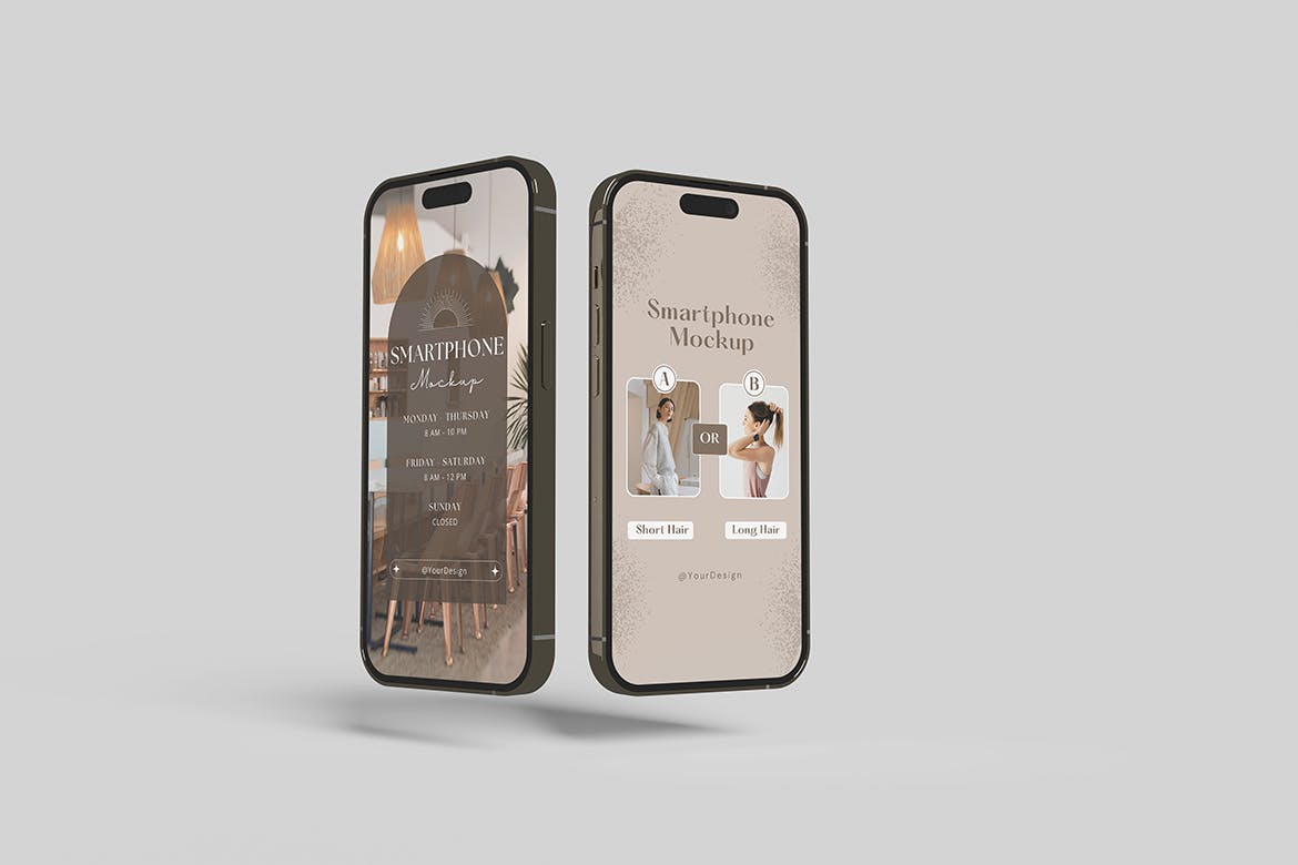 iPhone14苹果手机样机模板 iPhone 14 Mockup 样机素材 sucaiwan.com