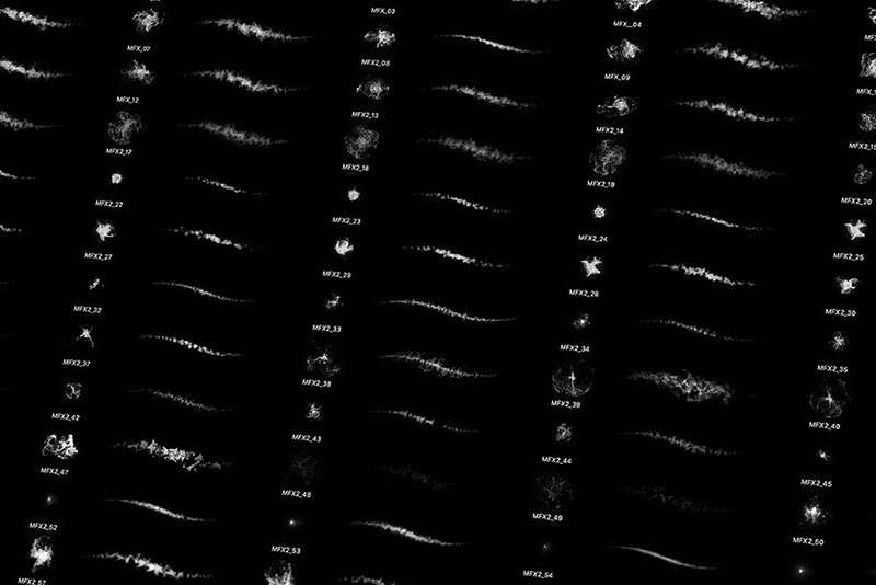 魔法火焰燃烧效果Photoshop笔刷 笔刷资源 sucaiwan.com