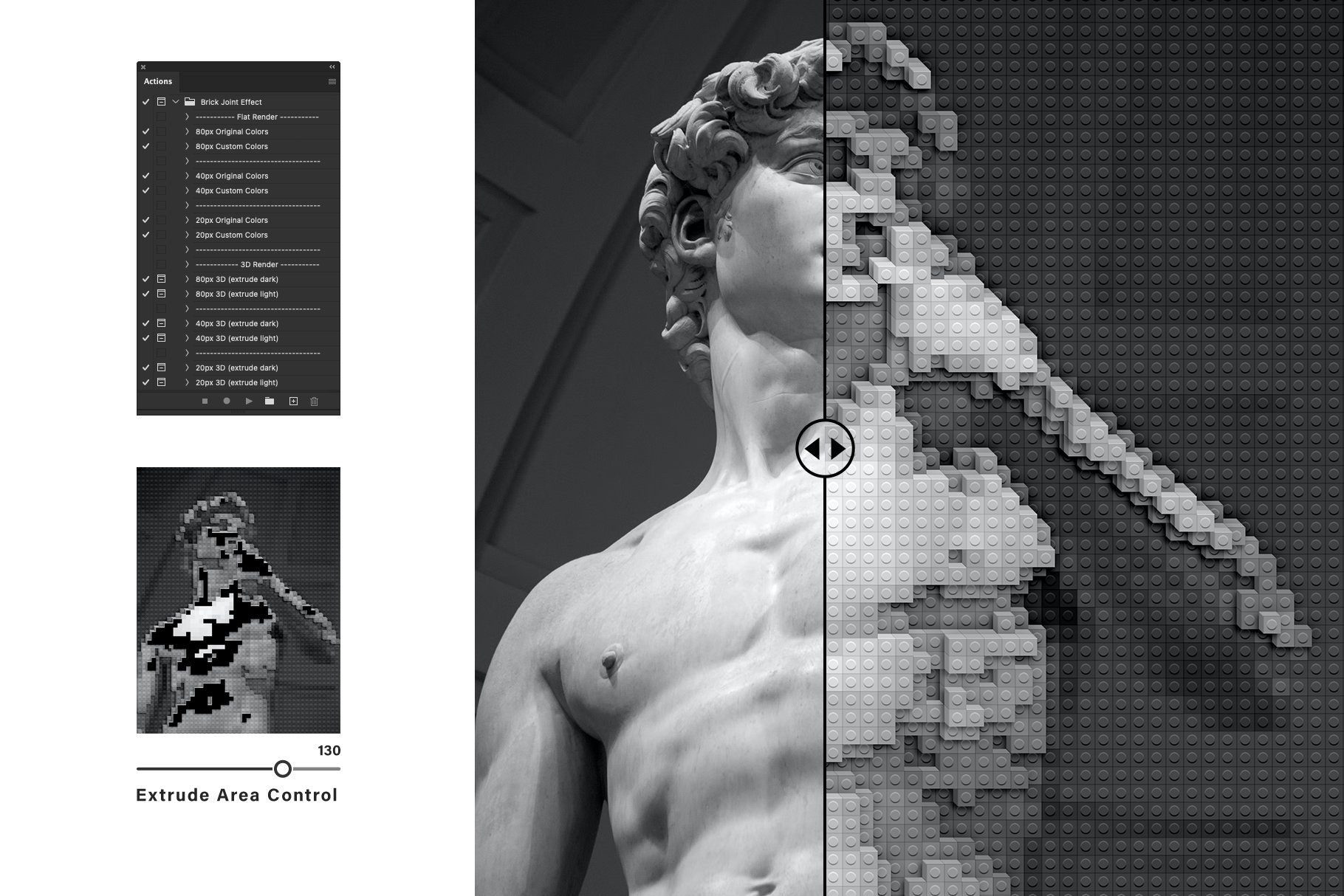 高质量复古乐高几何马赛克风格创意3D积木效果PS动作素材 BrickJoint Effect Action 插件预设 第3张-素材湾丨精选海外优质设计素材资源 高质量复古乐高几何马赛克风格创意3D积木效果PS动作素材 BrickJoint Effect Action 插件预设 sucaiwan.com