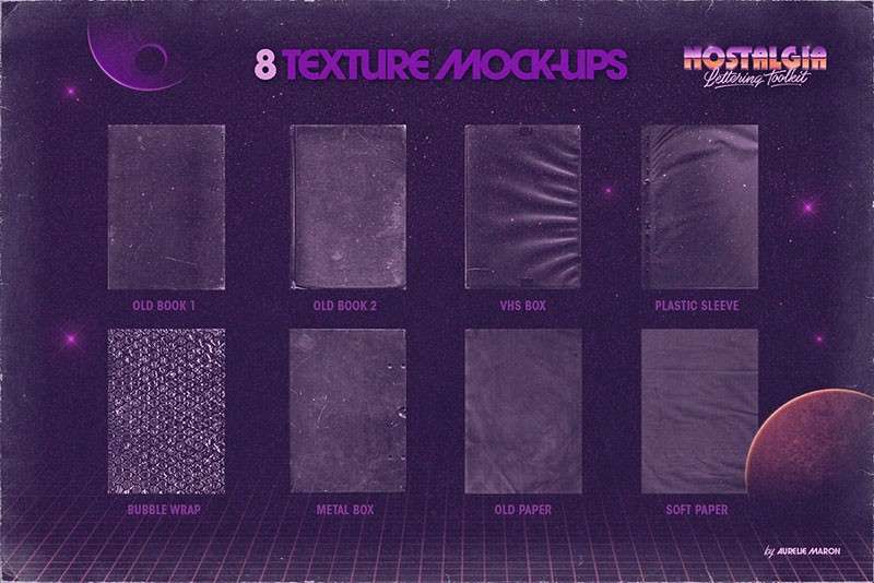 80年代复古游戏字体设计Procreate笔刷套装 笔刷资源 sucaiwan.com