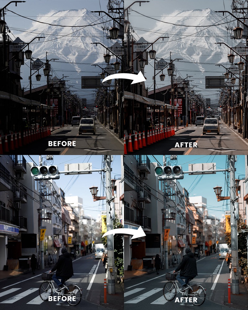 高质量城市街头都市建筑风景摄影照片调色LR预设 DELUXE Lightroom PRESET PACK 插件预设 第3张-素材湾丨精选海外优质设计素材资源 高质量城市街头都市建筑风景摄影照片调色LR预设 DELUXE Lightroom PRESET PACK 插件预设 sucaiwan.com