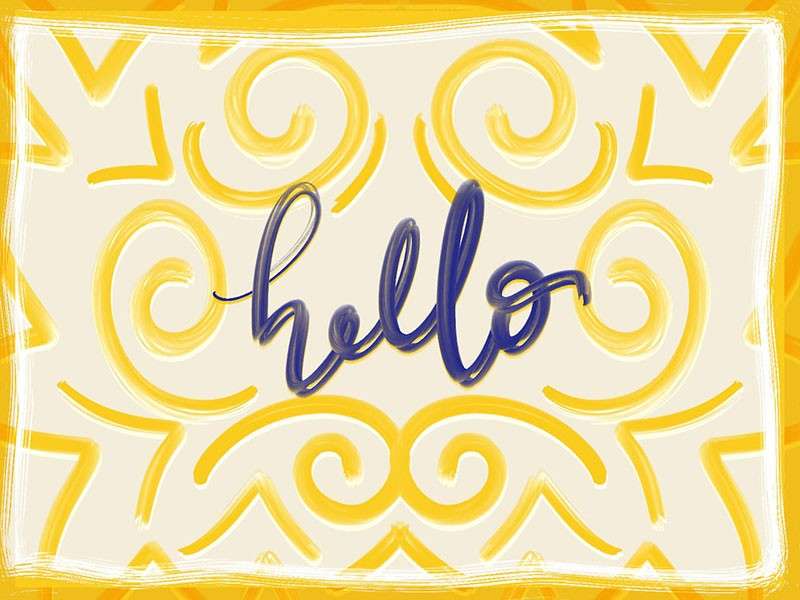 Procreate漩涡线条装饰笔刷 笔刷资源 sucaiwan.com