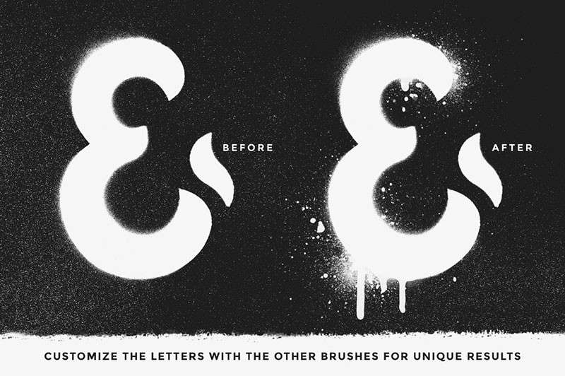 Procreate喷漆艺术笔刷套装 笔刷资源 sucaiwan.com