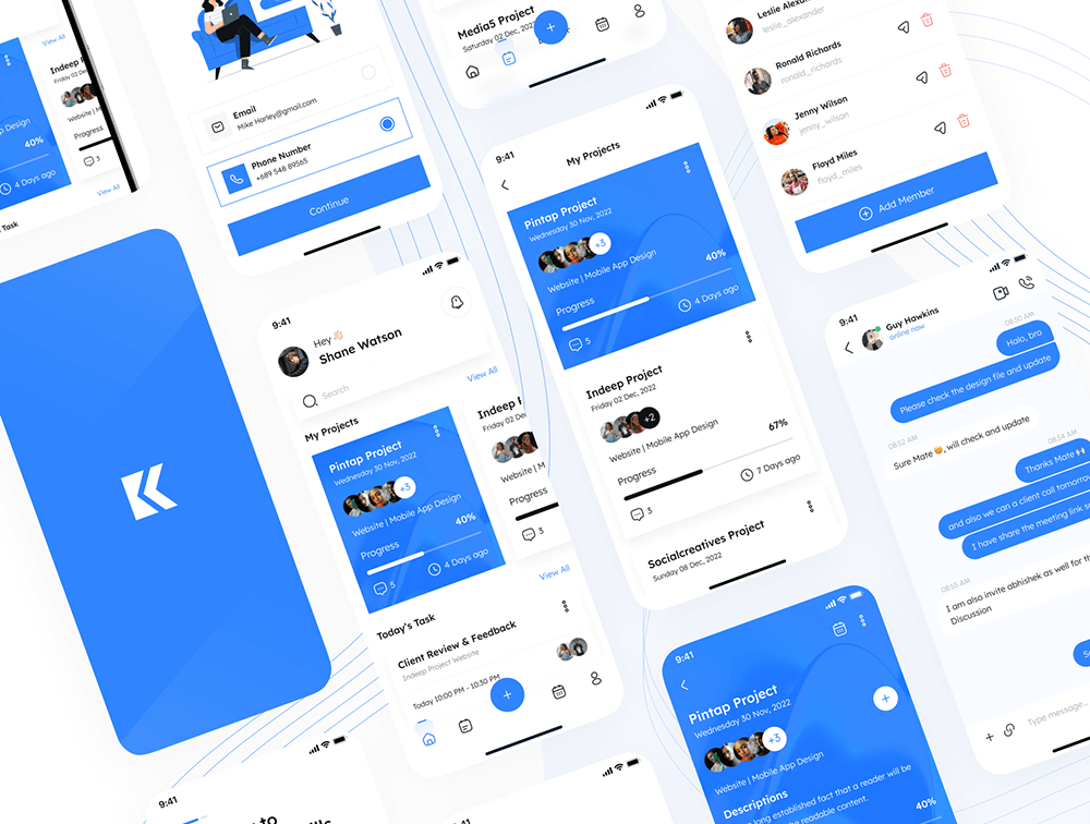 任务管理应用程序IOS UI套件 APP UI sucaiwan.com