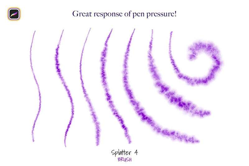 22个水彩艺术Procreate笔刷 笔刷资源 sucaiwan.com