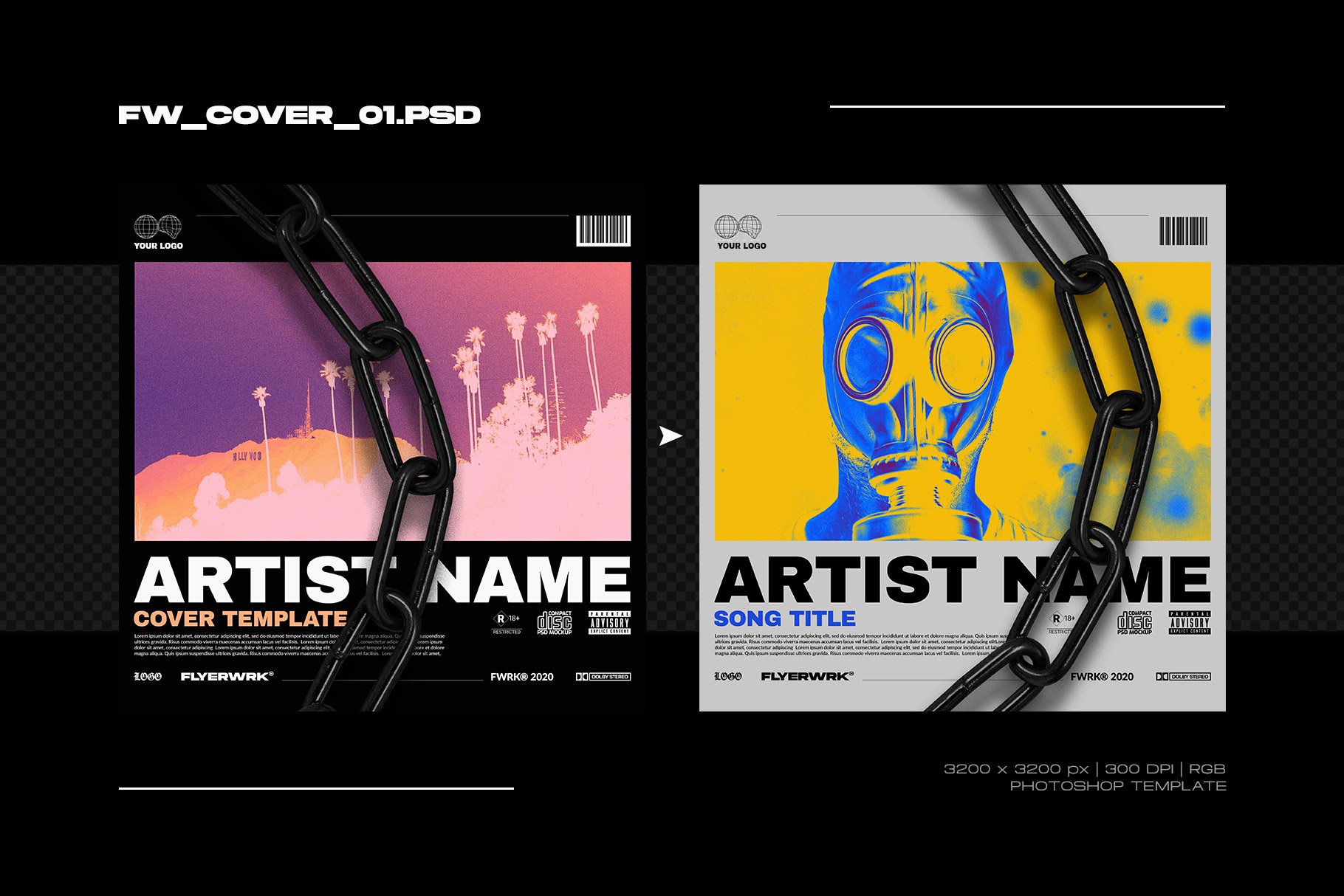 Flyerwrk 高级创意大胆艺术魅力封面设计Photoshop模板 COVER DESIGNS VOL.01 图片素材 第2张-素材湾丨精选海外优质设计素材资源 Flyerwrk 高级创意大胆艺术魅力封面设计Photoshop模板 COVER DESIGNS VOL.01 图片素材 sucaiwan.com