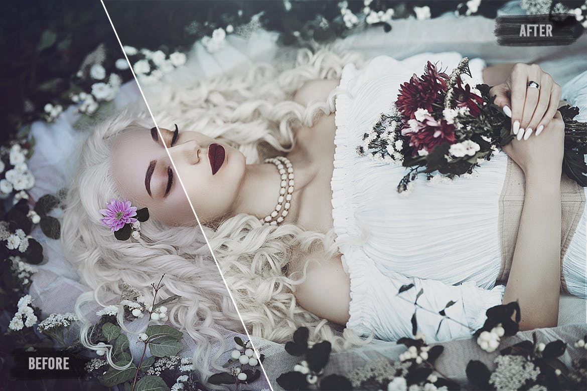 50款仙境婚礼照片后期调色Lightroom预设 50 Wonderland Wedding Lightroom Presets 插件预设 第2张-素材湾丨精选海外优质设计素材资源 50款仙境婚礼照片后期调色Lightroom预设 50 Wonderland Wedding Lightroom Presets 插件预设 sucaiwan.com