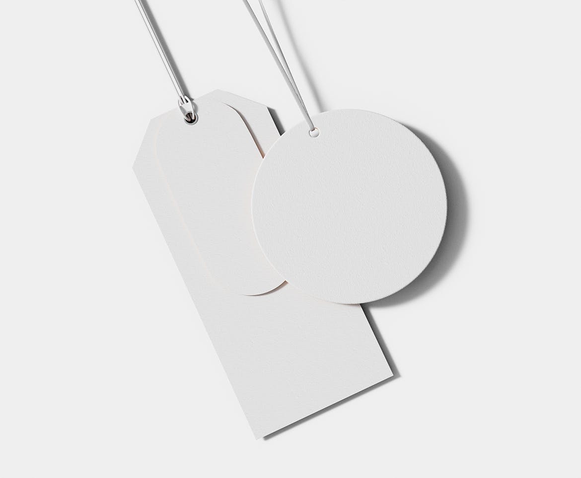吊牌价格标签设计样机模板 Label Mockup 样机素材 sucaiwan.com