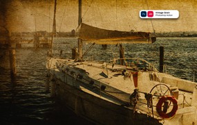 复古年代颗粒效果照片处理PS动作 Vintage Grain Photoshop Action