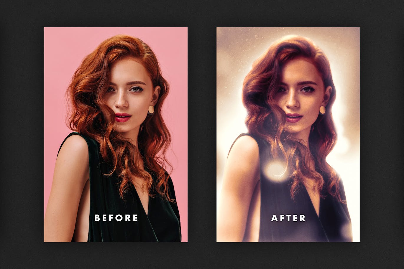 灯光闪耀照片效果PS图层样式 Light Flare Photo Effect 插件预设 sucaiwan.com