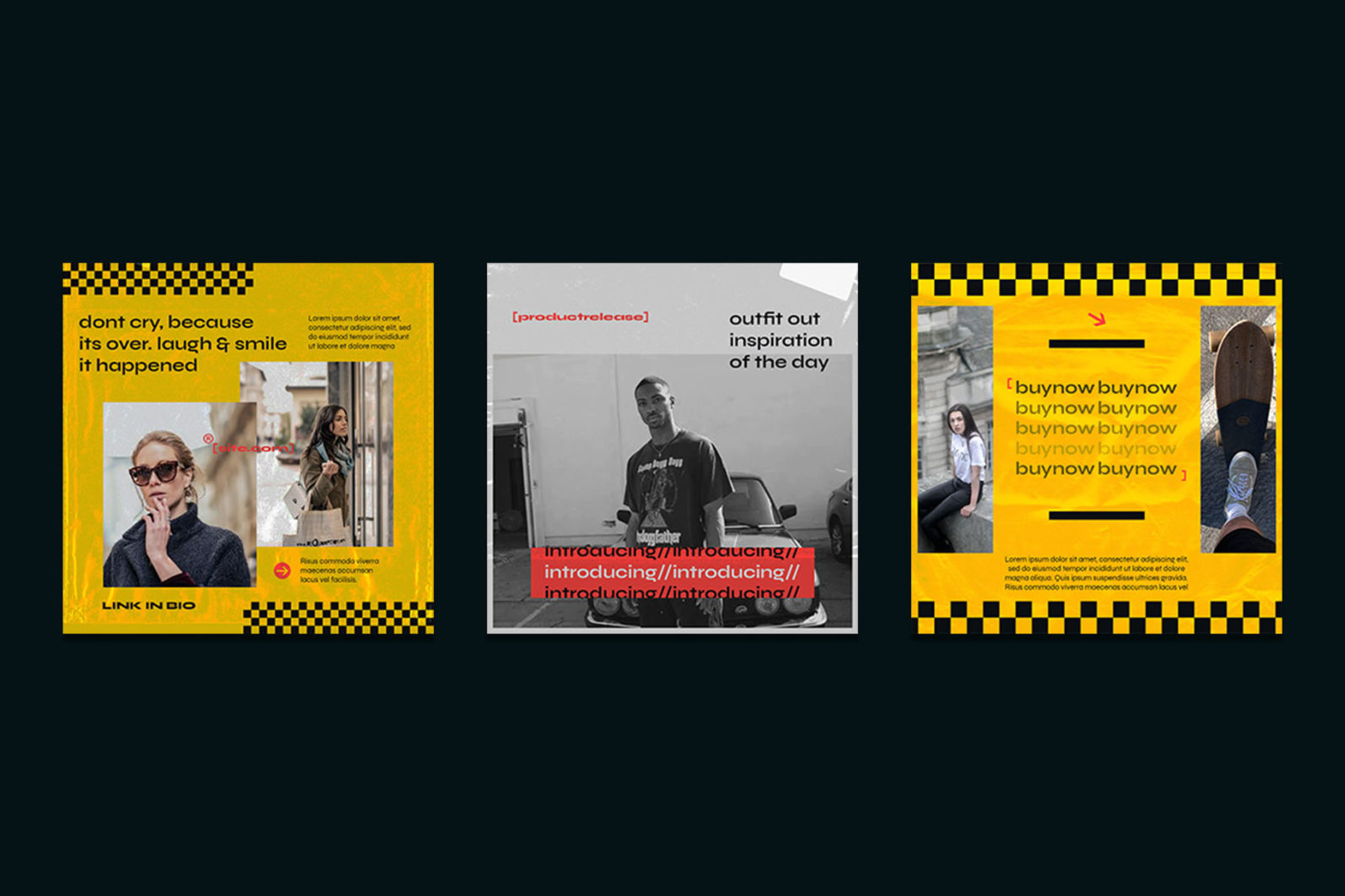 复古时尚广告竖屏社交媒体instagram模板PSD海报样机 样机素材 sucaiwan.com