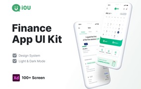 财务App应用程序UI套件