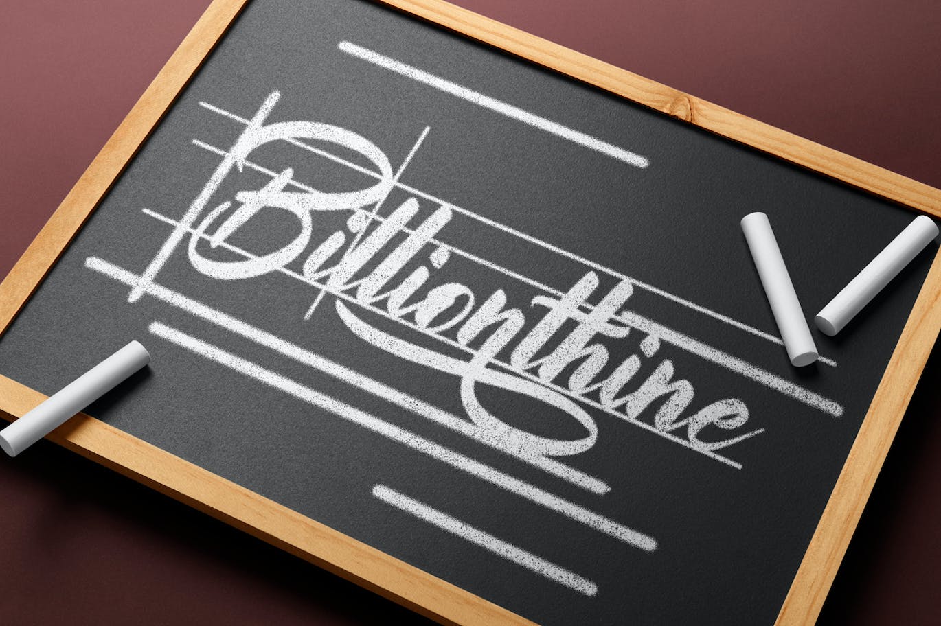 粉笔黑板标志Logo样机 Chalk Board Logo Mockup 样机素材 sucaiwan.com