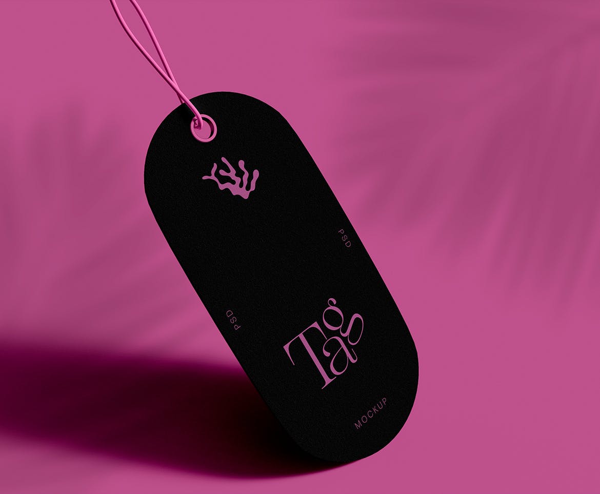 挂绳标签吊牌设计样机 Label Tag Mockup 样机素材 sucaiwan.com