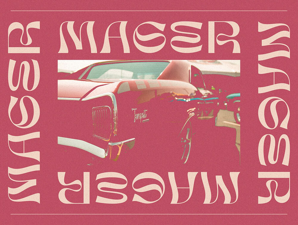 宽大无衬线显示字体 设计素材 sucaiwan.com