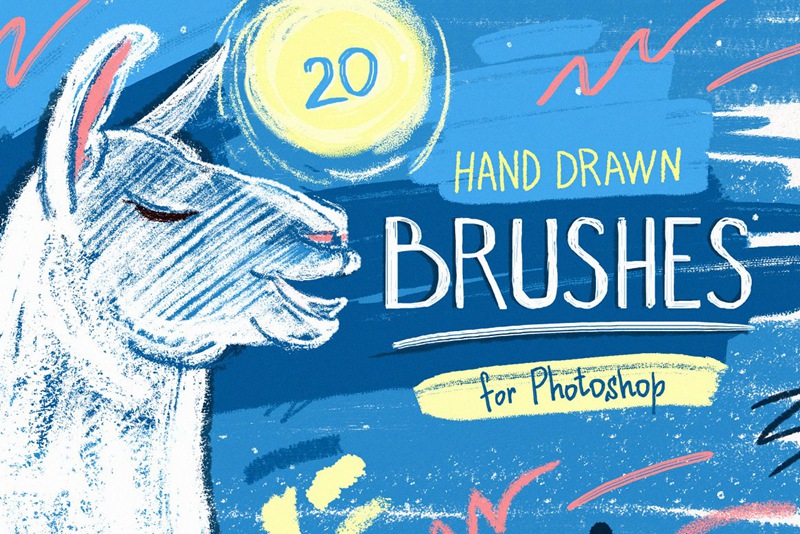 20种手绘基础铅笔粉彩记号笔PS笔刷素材 Essential Hand Drawn Brushes 笔刷资源 第1张-素材湾丨精选海外优质设计素材资源 20种手绘基础铅笔粉彩记号笔PS笔刷素材 Essential Hand Drawn Brushes 笔刷资源 sucaiwan.com