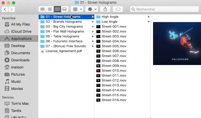 110+种赛博朋克全息潮流未来派科幻发光图形视频素材+音频素材 Bigfilms CYBERCITY Pack 影视音频 sucaiwan.com