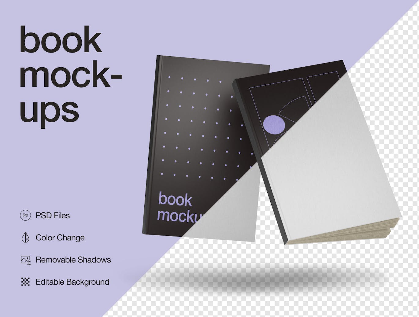 书籍效果图展示样机 Book Mockups 样机素材 sucaiwan.com