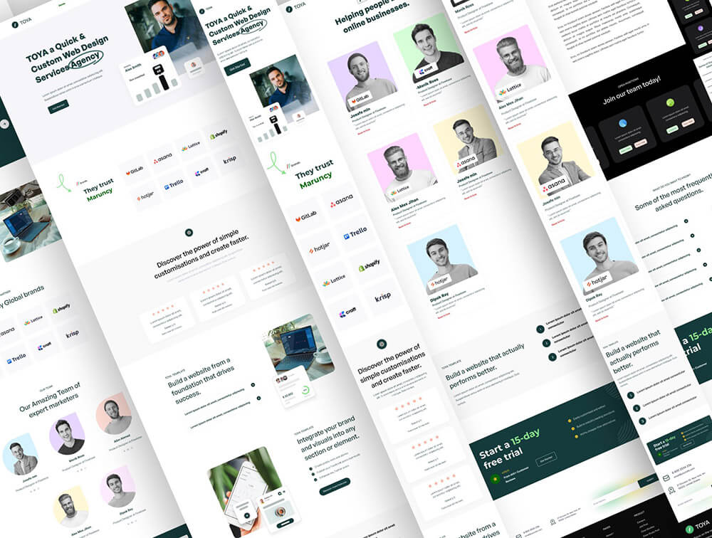技术与商业数字服务机构网站Web UI套件 APP UI sucaiwan.com