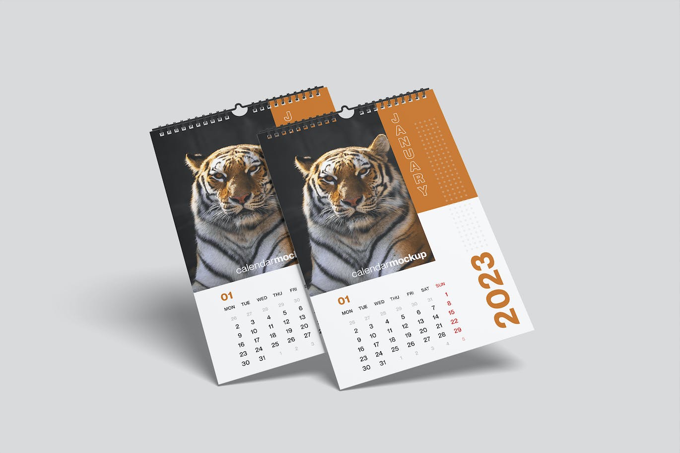 活页挂历日历设计样机 Wall Calendar Mockup 样机素材 sucaiwan.com