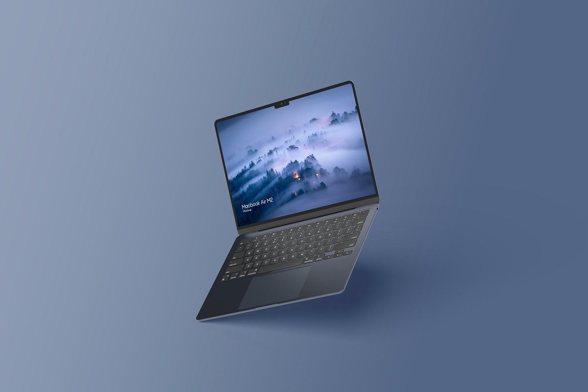 MacBook Air笔记本电脑样机模板 Mac Book Air Mockup 样机素材 sucaiwan.com