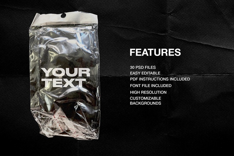 30个高分辨率塑料保鲜膜纹理样机模板独特集合 30 PSD Plastic Mockup Templates 样机素材 第2张-素材湾丨精选海外优质设计素材资源 30个高分辨率塑料保鲜膜纹理样机模板独特集合 30 PSD Plastic Mockup Templates 样机素材 sucaiwan.com