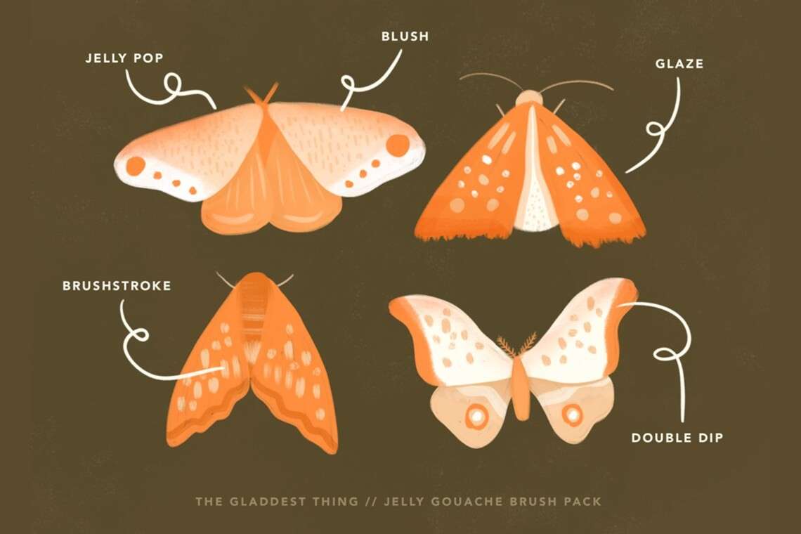 Procreate水粉笔触纹理笔刷 笔刷资源 第4张-素材湾丨精选海外优质设计素材资源 Procreate水粉笔触纹理笔刷 笔刷资源 sucaiwan.com