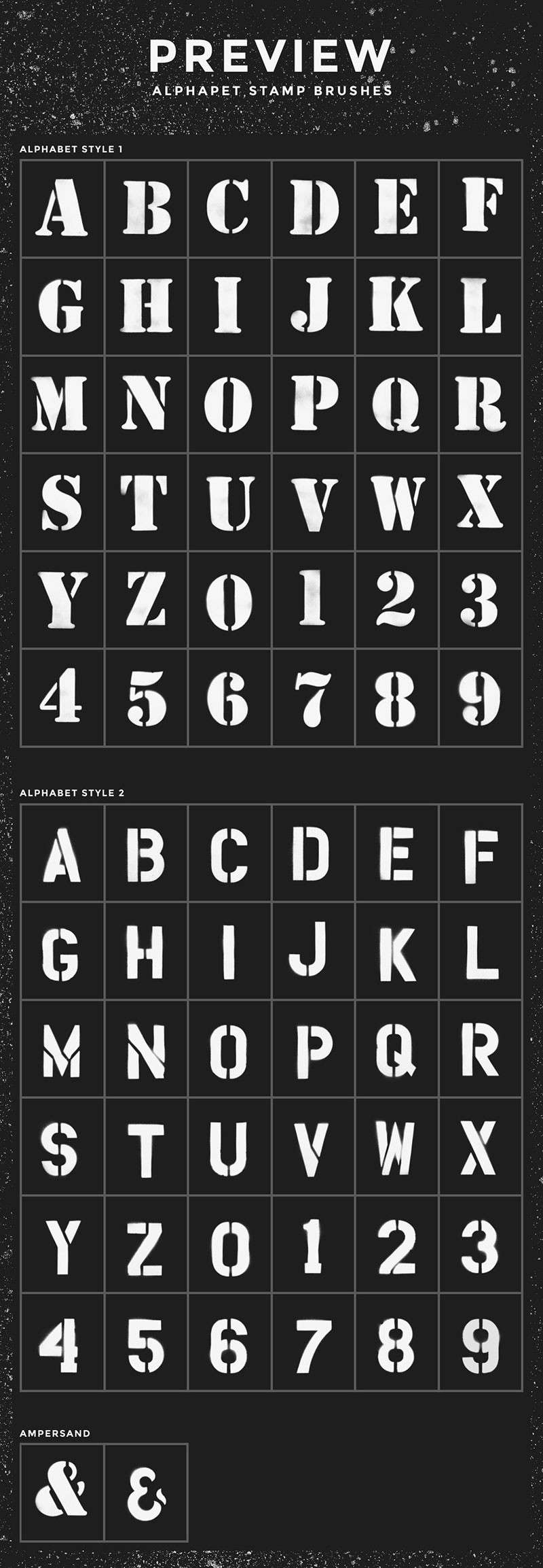 Procreate喷漆艺术笔刷套装 笔刷资源 sucaiwan.com