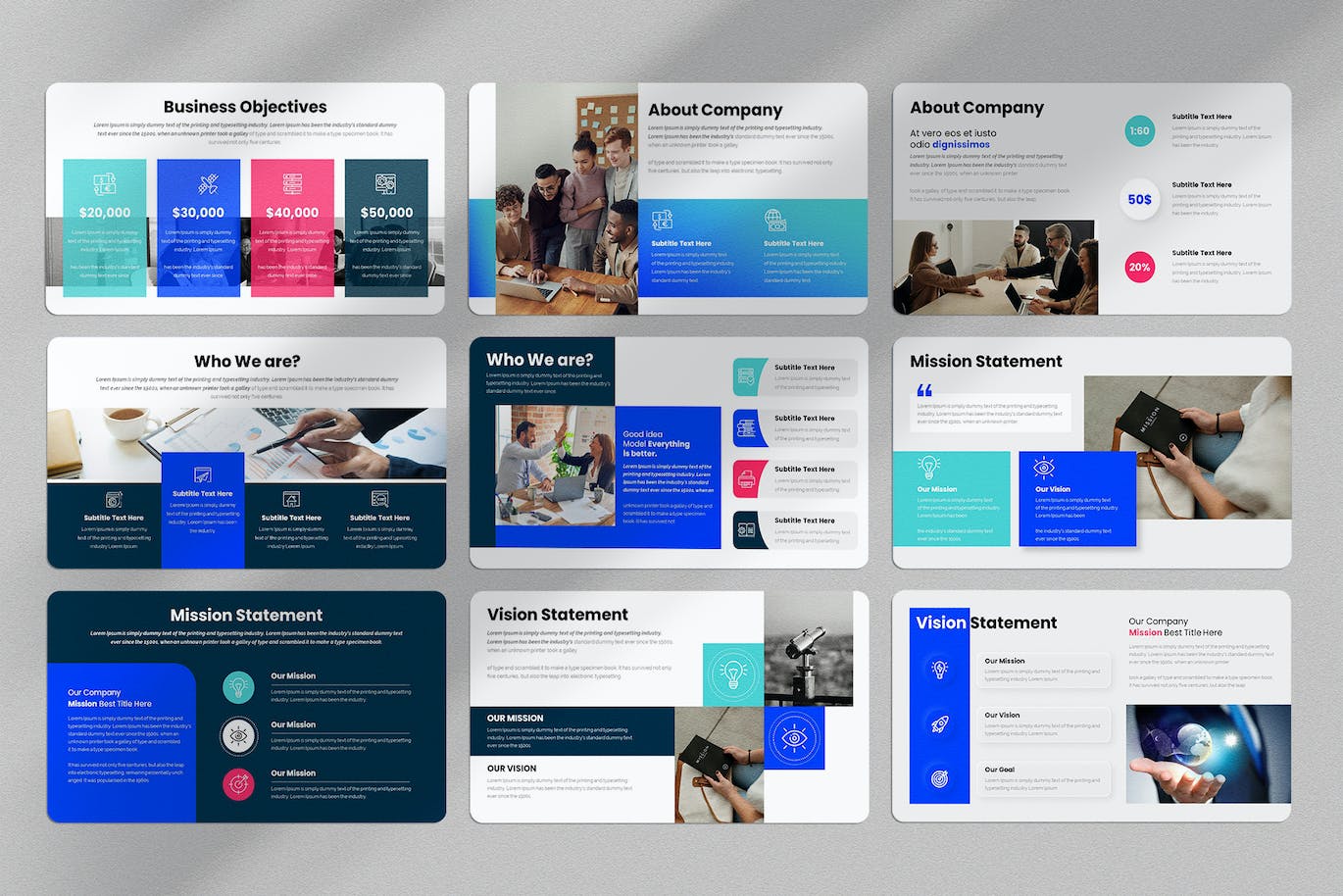商业计划方案谷歌幻灯片演示文稿模板 Business Plan Google Slides Presentation Template 幻灯图表 sucaiwan.com