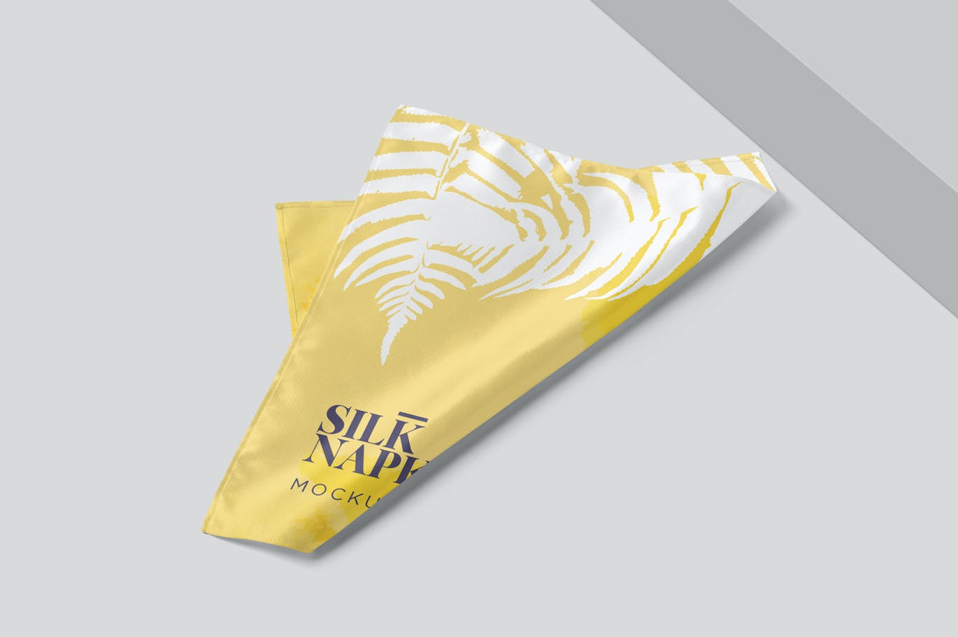 丝绸餐巾设计样机 Silk Napkin Mockups 样机素材 sucaiwan.com