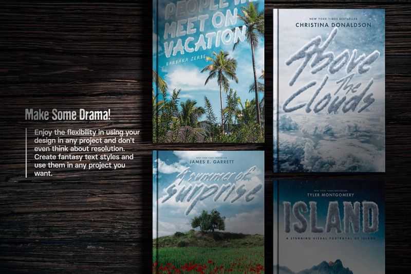 高质量超现实主义旷野风品牌广告海报逼真云朵文字图片效果素材 Hyper Cloudy Effect 笔刷资源 第3张-素材湾丨精选海外优质设计素材资源 高质量超现实主义旷野风品牌广告海报逼真云朵文字图片效果素材 Hyper Cloudy Effect 笔刷资源 sucaiwan.com