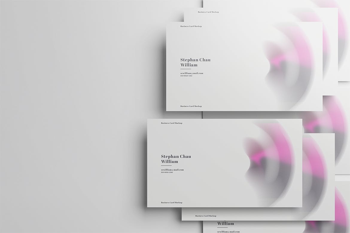 商业名片设计样机模板v3 Business Card Mockup V3 样机素材 sucaiwan.com