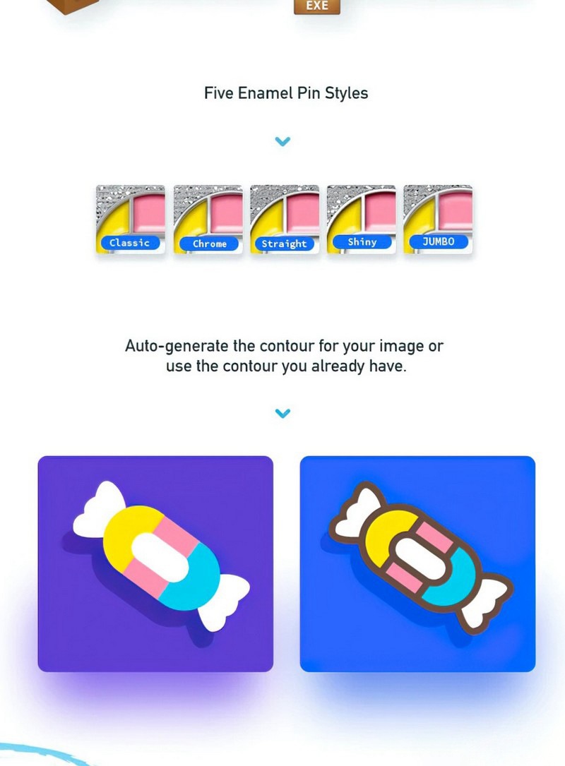 PS插件：ps珐琅烤漆质感徽章样机生成器 Soft Enamel Pin Generator V1.0 插件预设 sucaiwan.com
