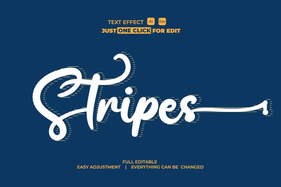 个性阴影3D矢量文本/文字效果样式素材v27 Text Effect Vol 27 插件预设 sucaiwan.com