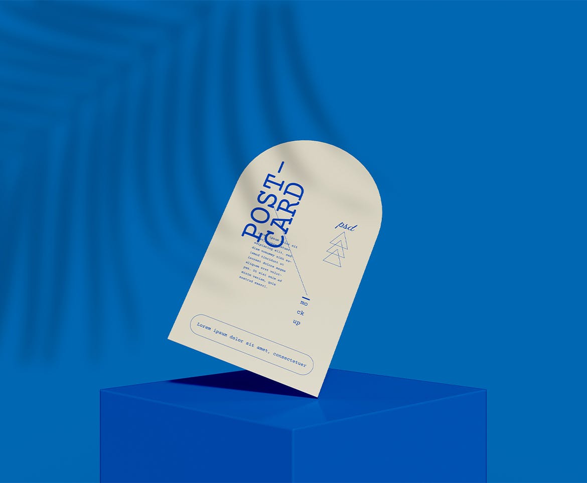 拱形卡片名片展示样机 Business Card Mockup 样机素材 sucaiwan.com