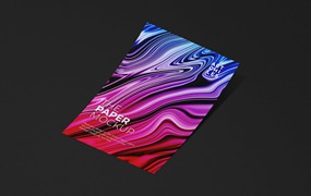 艺术海报作品展示样机 Paper Art Poster Mockup
