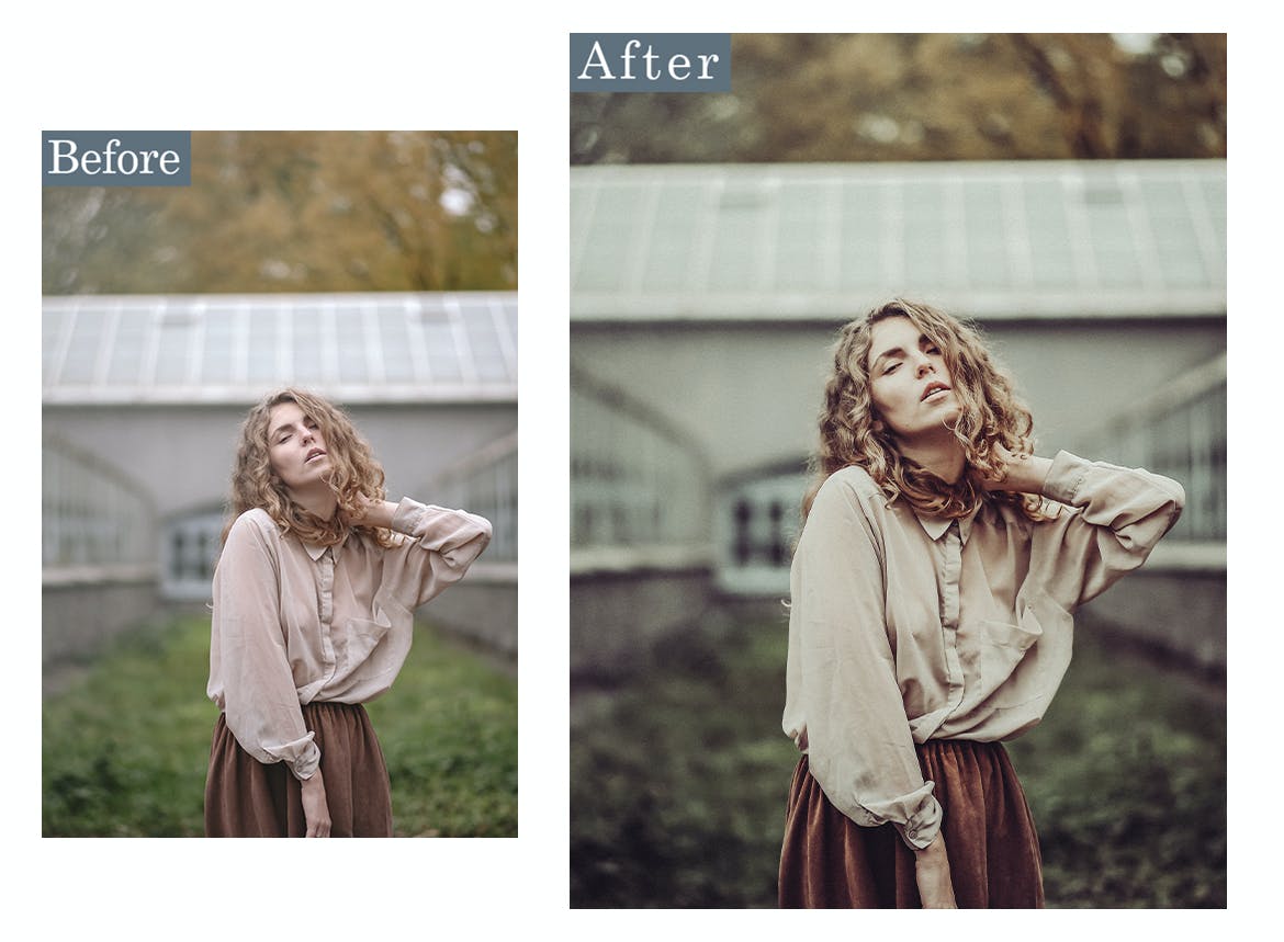 青铜色调滤镜效果PS动作 Bronze Mood Photoshop Actions 插件预设 sucaiwan.com