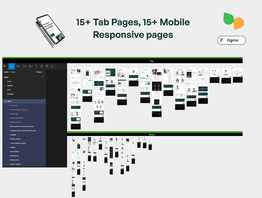 技术与商业数字服务机构网站Web UI套件 APP UI sucaiwan.com