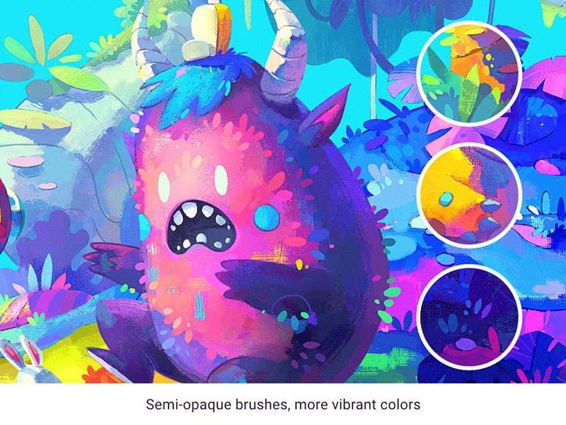 55个儿童插画肌理效果Affinity笔刷 笔刷资源 sucaiwan.com