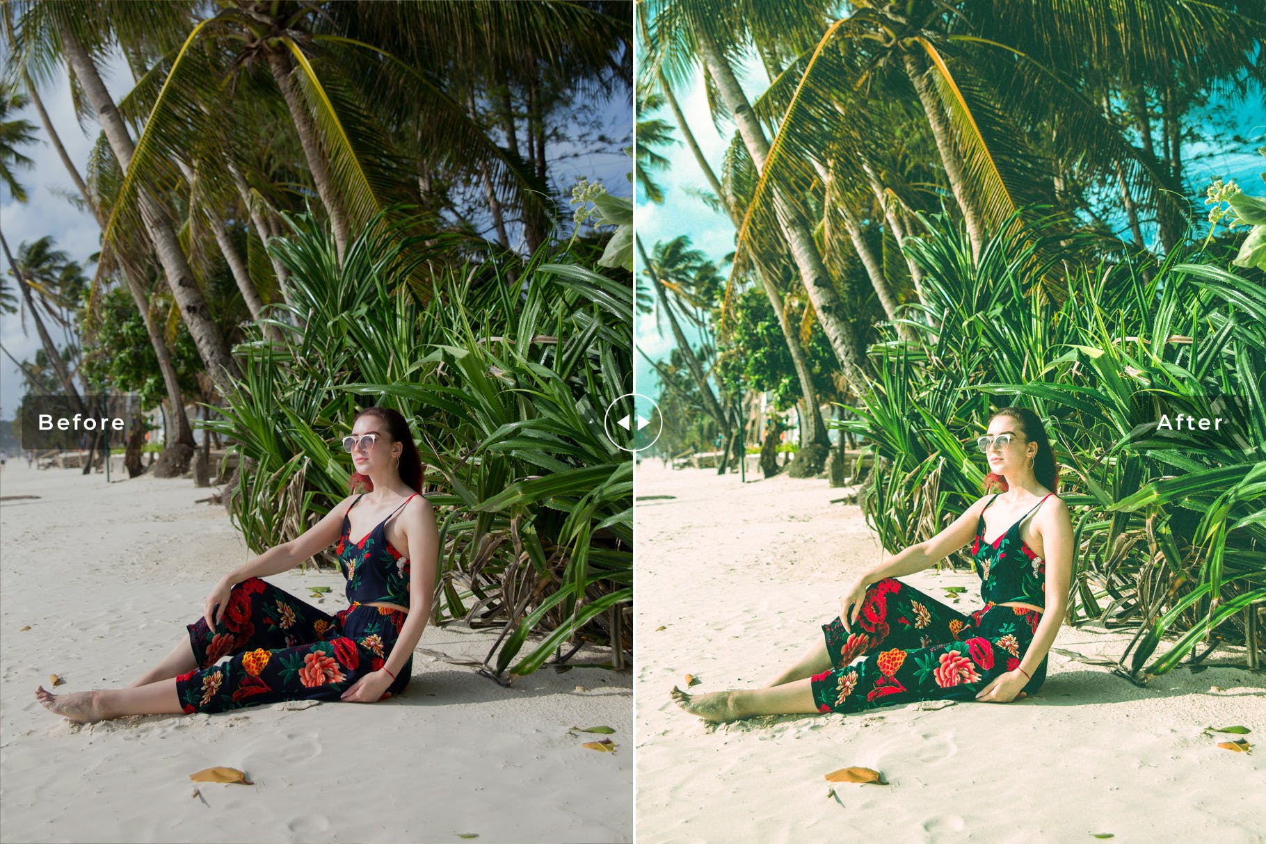 春夏旅行照片滤镜Lightroom预设 Palm Springs Mobile & Desktop Lightroom Presets 插件预设 sucaiwan.com