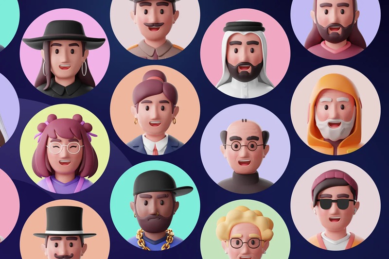 三维渲染元宇宙3D创意职业婚礼人物头像素材合集包 Facely V2 – MetaPeople 3D Avatar 图标素材 第2张-素材湾丨精选海外优质设计素材资源 三维渲染元宇宙3D创意职业婚礼人物头像素材合集包 Facely V2 – MetaPeople 3D Avatar 图标素材 sucaiwan.com