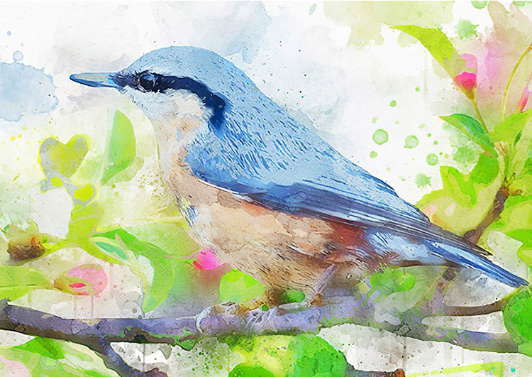 PS插件：PS动作特效插件 中国风照片一键生成手绘水墨水彩画效果设计素材 插件预设 sucaiwan.com