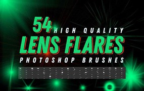 专业镜头光效Photoshop笔刷