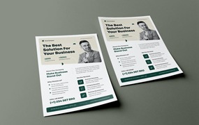 公司业务传单模板 Corporate Business Flyer Template