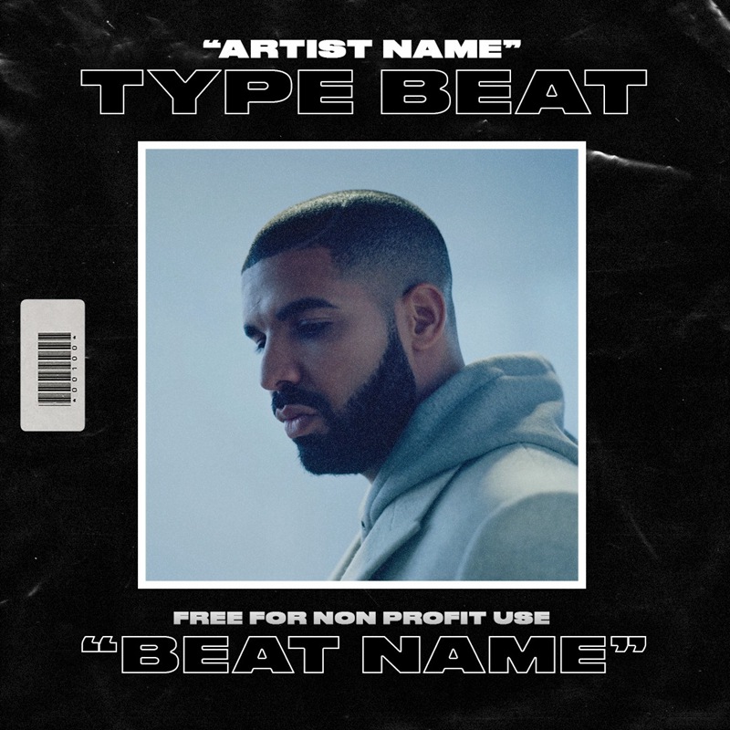 4种INS风竖屏节拍潮流说唱嘻哈复古海报可定制模板 ProdbyJack – Type Beat Template Pack for Instagram 插件预设 sucaiwan.com