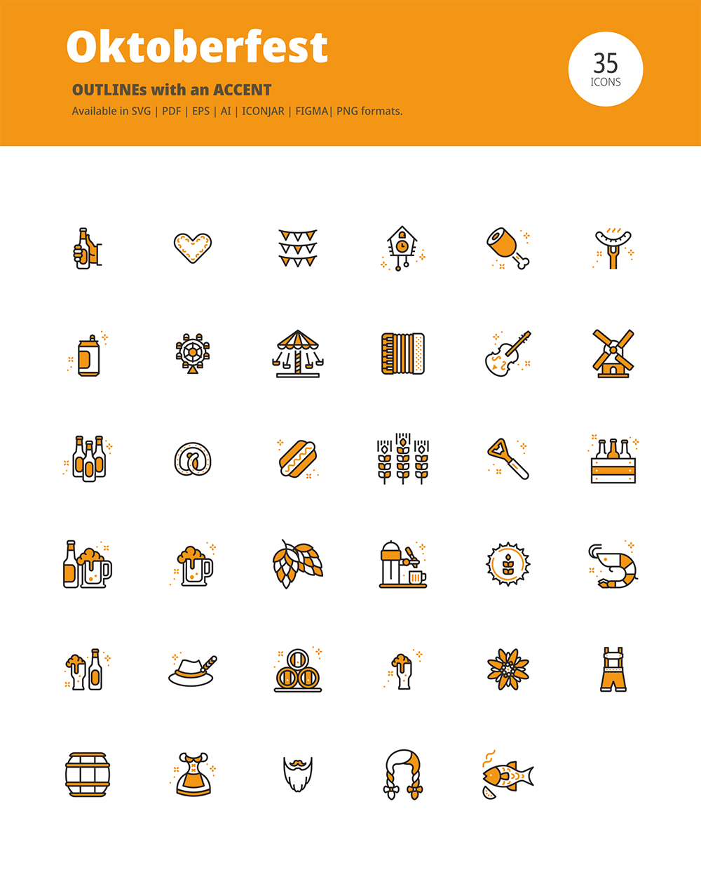 慕尼黑啤酒节图标 图标素材 sucaiwan.com