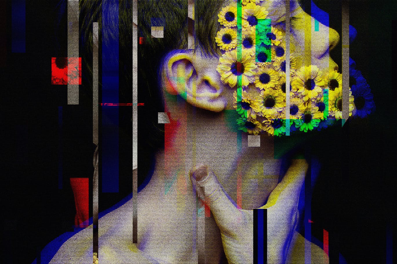 屏幕故障效果海报模板 Screen Crash Effect for Posters 插件预设 sucaiwan.com