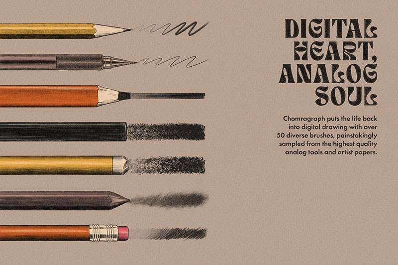 超现实素描大师PS+Procreate笔刷套装 笔刷资源 sucaiwan.com